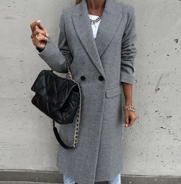 Black Trench Coat Women – Elegant Design with Waist-Cinching Belt 10