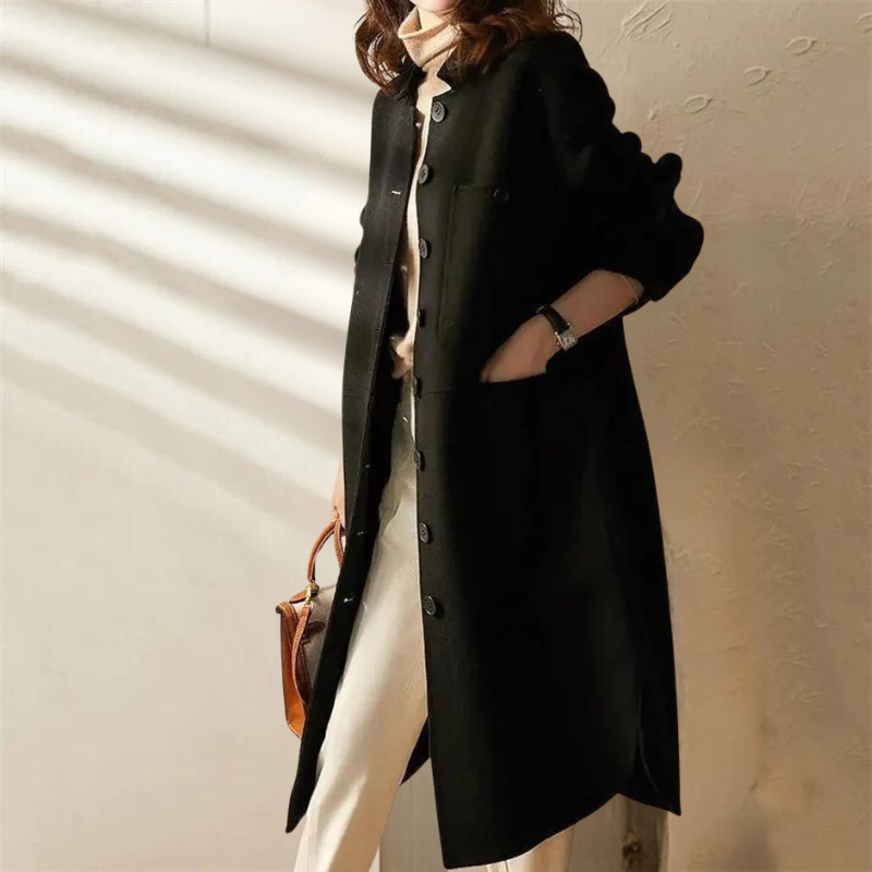 Black Trench Coat Women – Tailored Fit for Timeless Elegance 3