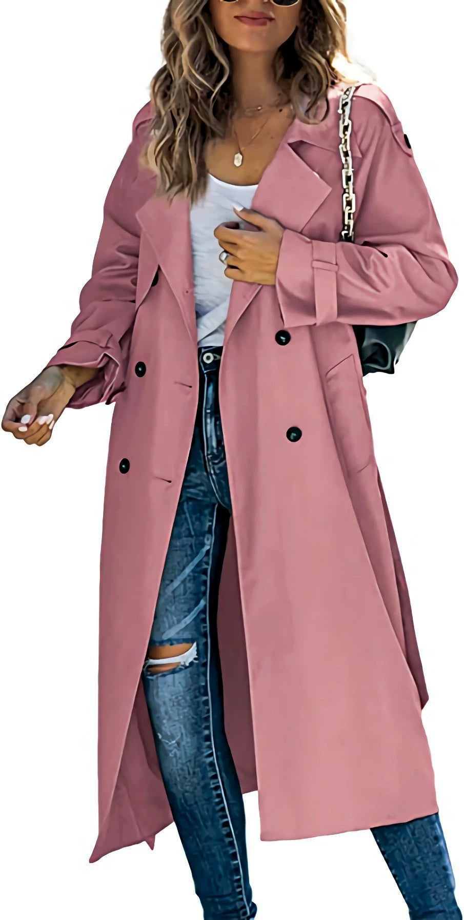 Black Trench Coat Women – Windproof & Stylish for Chilly Days 6