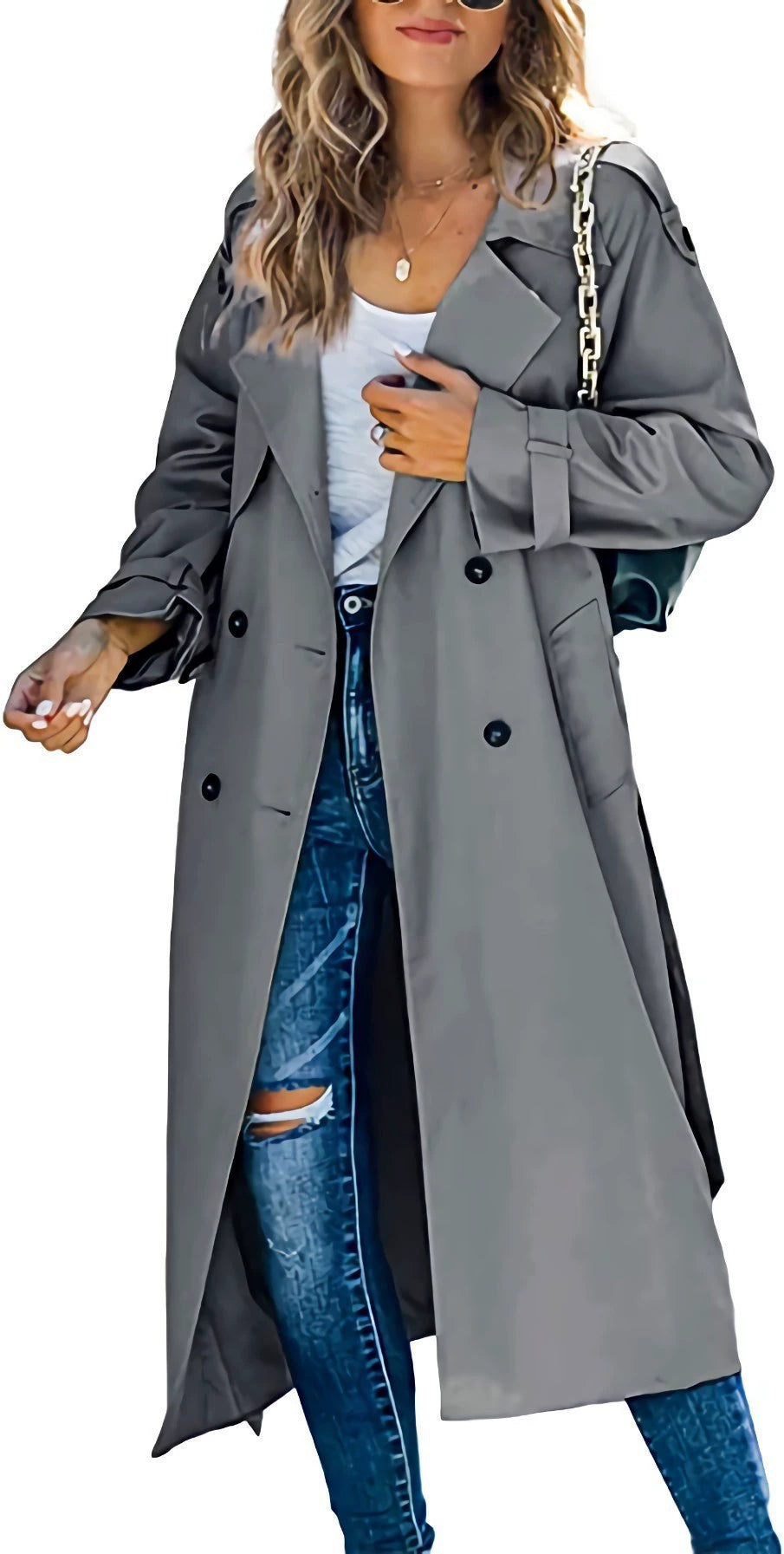 Black Trench Coat Women – Windproof & Stylish for Chilly Days 7