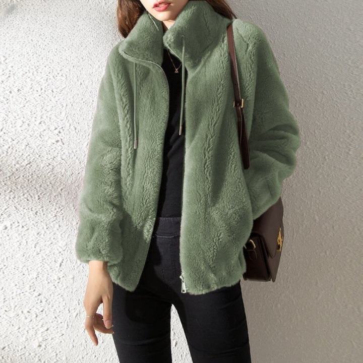 Ivanna Double-Sided Jacket – Stylish & Warm with Front Zipper 2