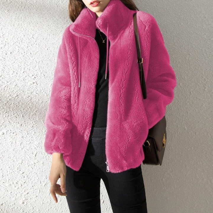 Ivanna Double-Sided Jacket – Stylish & Warm with Front Zipper 3