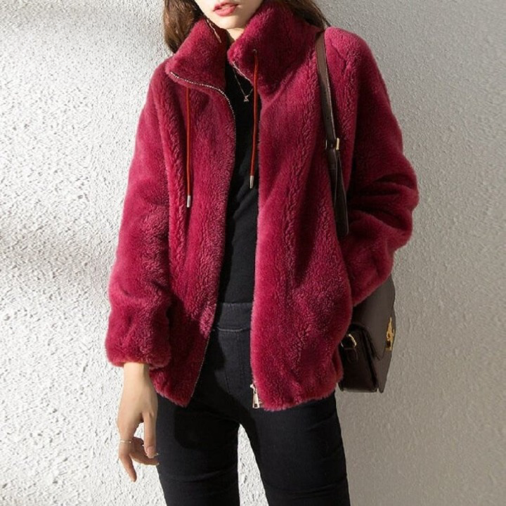 Ivanna Double-Sided Jacket – Stylish & Warm with Front Zipper 4