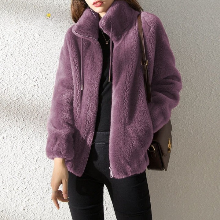 Ivanna Double-Sided Jacket – Stylish & Warm with Front Zipper 6