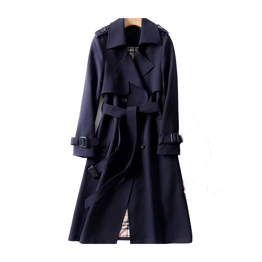 Ladies Trench Coat – Elegant Double Button for All Seasons 3