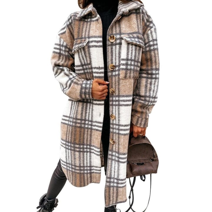 Long Checked Jacket – Classic Style for Autumn Days 1