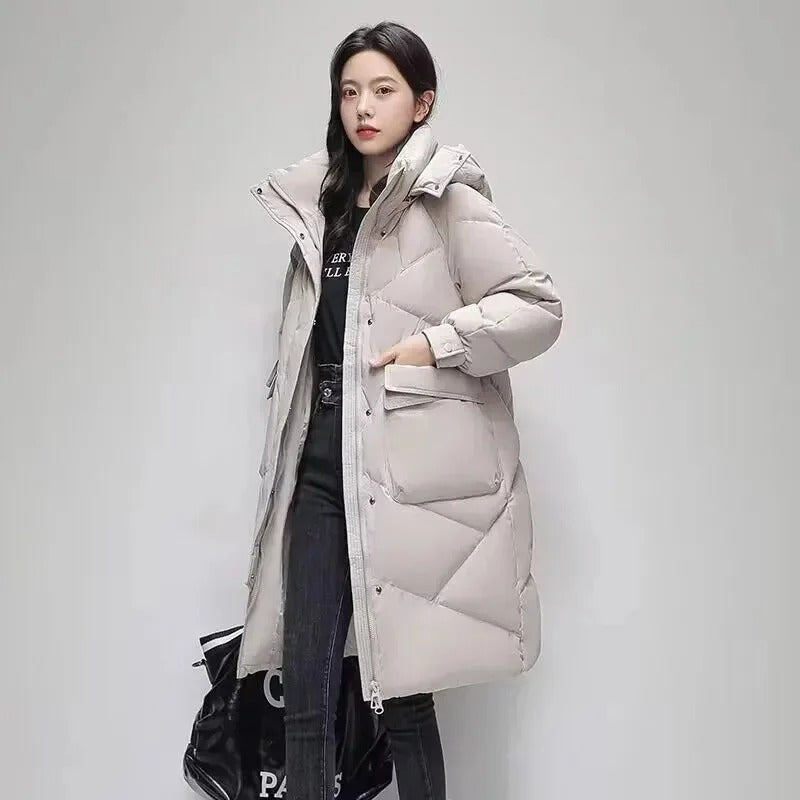 Long Padded Puffer Jacket – Stylish Warmth for Winter Days 1
