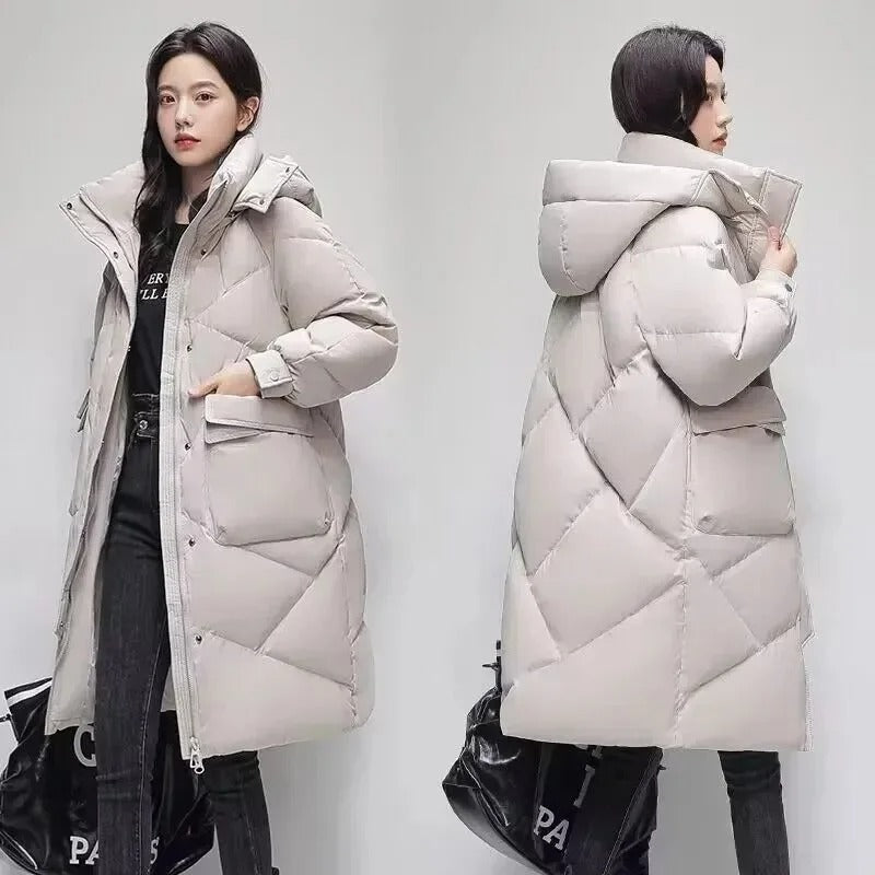 Long Padded Puffer Jacket – Stylish Warmth for Winter Days 3