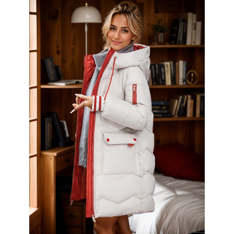 Long Puffer Jacket for Women – Stylish Warmth & Comfort 1