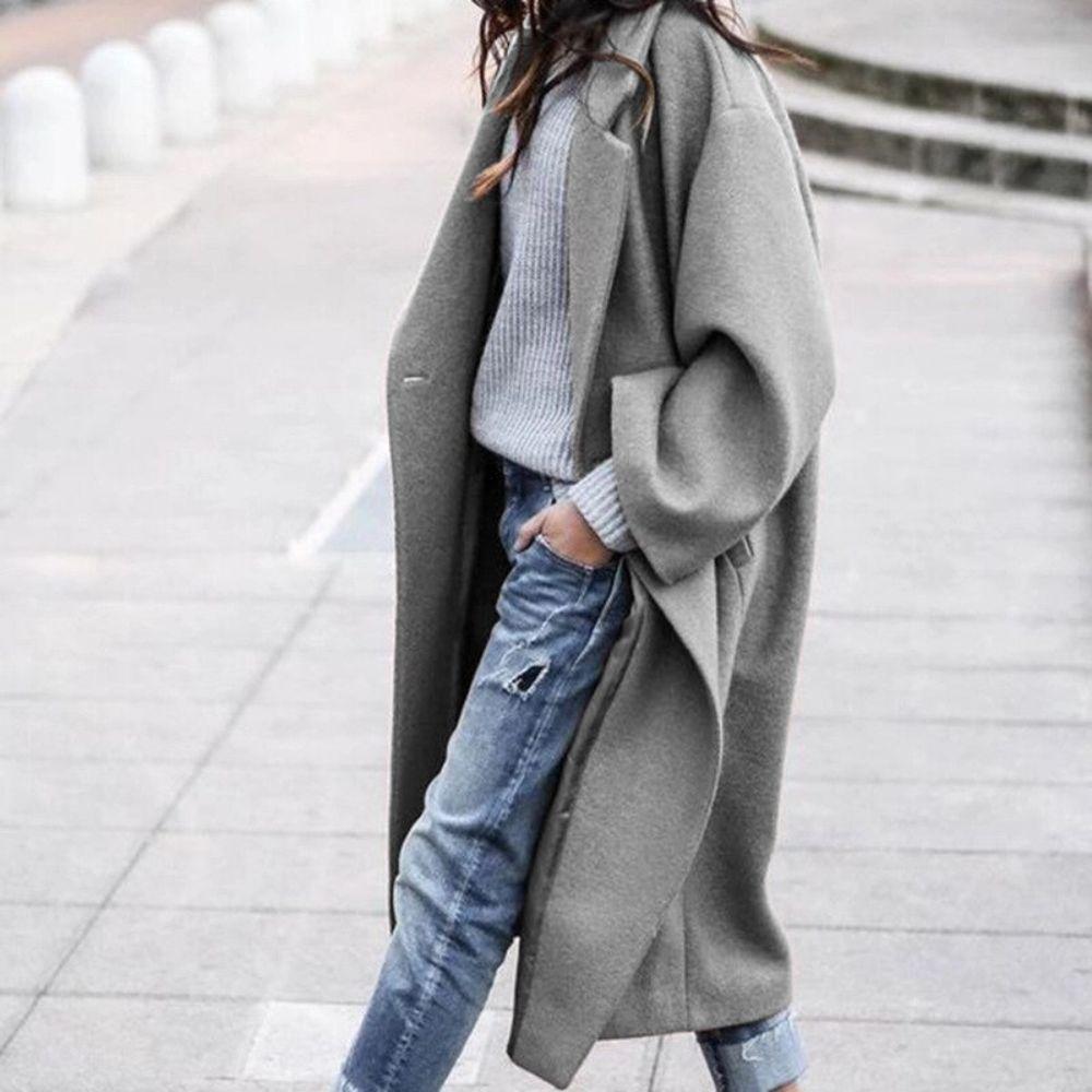 Oversized Longline Trench Coat – Effortless Style for Chilly Days 2