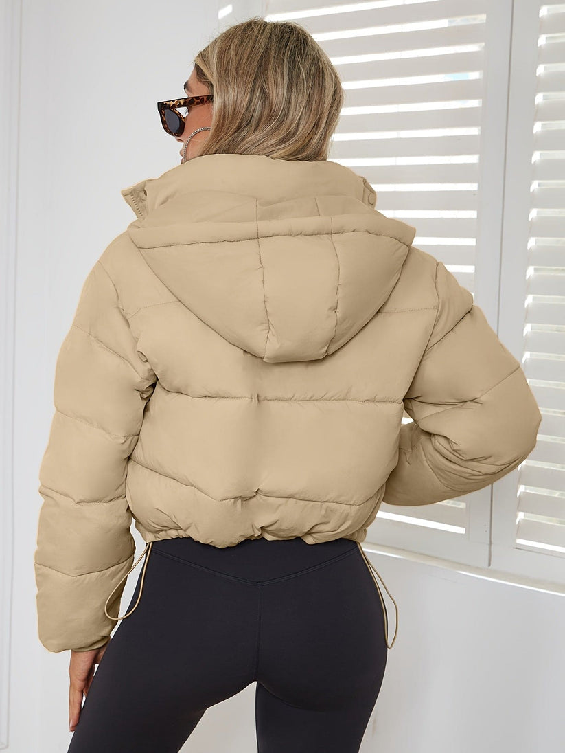 Padded Fitted Jacket – Cozy Hooded Design for Cold Days 5