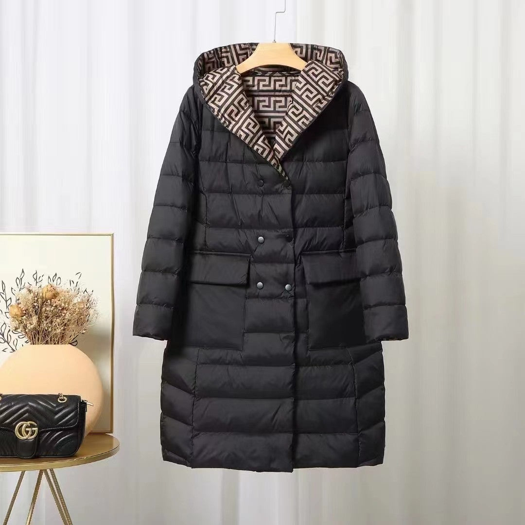 Reversible Hooded Down Jacket – Stylish Warmth for Winter 3