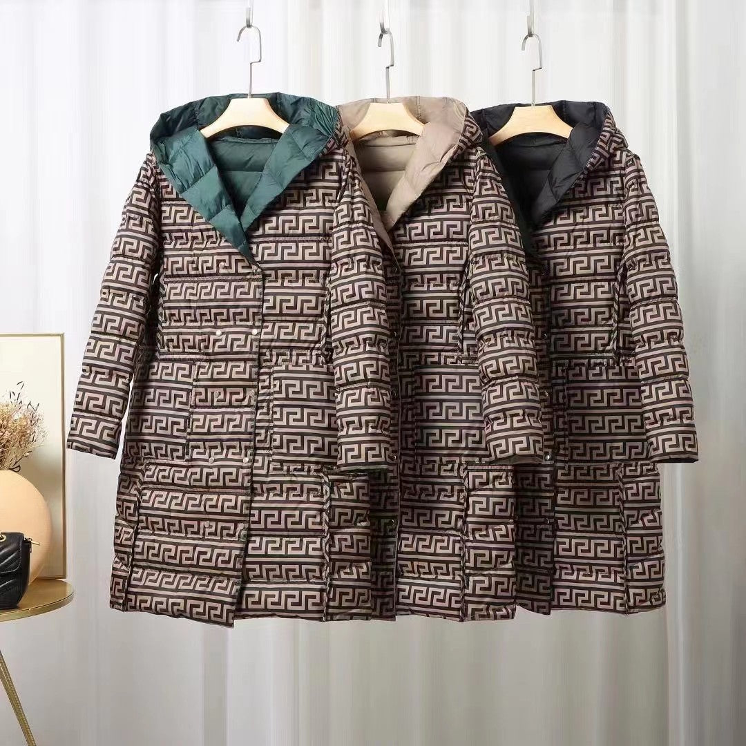 Reversible Hooded Down Jacket – Stylish Warmth for Winter 5