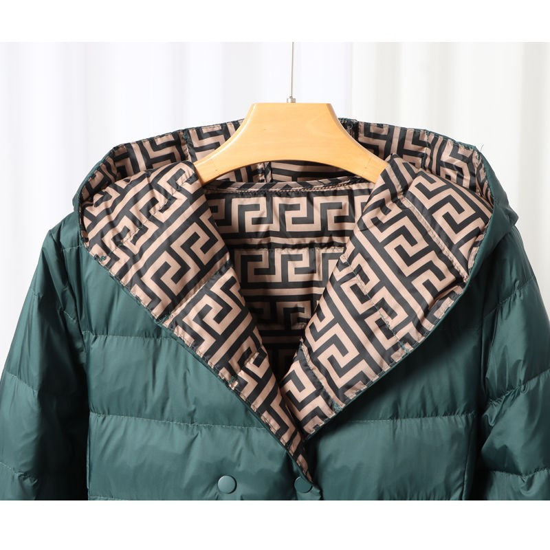 Reversible Hooded Down Jacket – Stylish Warmth for Winter 6
