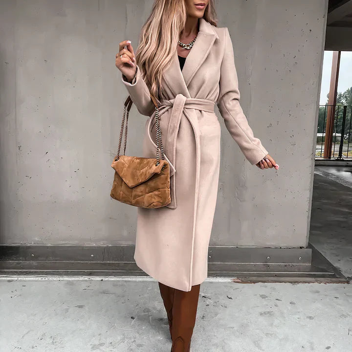 Stylish Women's Trench Coat – Tailored Fit with Flattering Belt 2