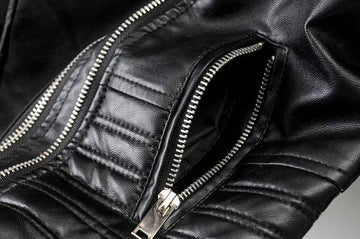 Women's Biker Jacket – Asymmetrical Zip for Edgy Style 8