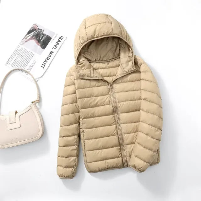 Women's Black Puffer Jacket – Lightweight & Water-Resistant Comfort 10