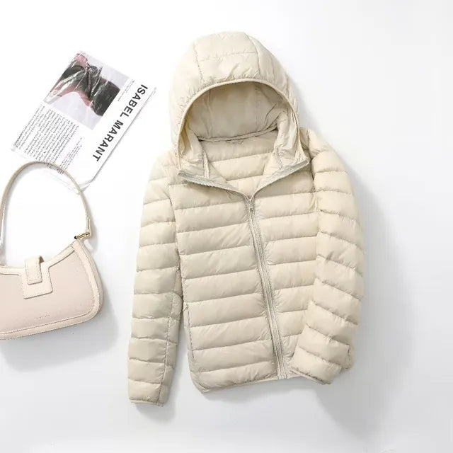 Women's Black Puffer Jacket – Lightweight & Water-Resistant Comfort 2