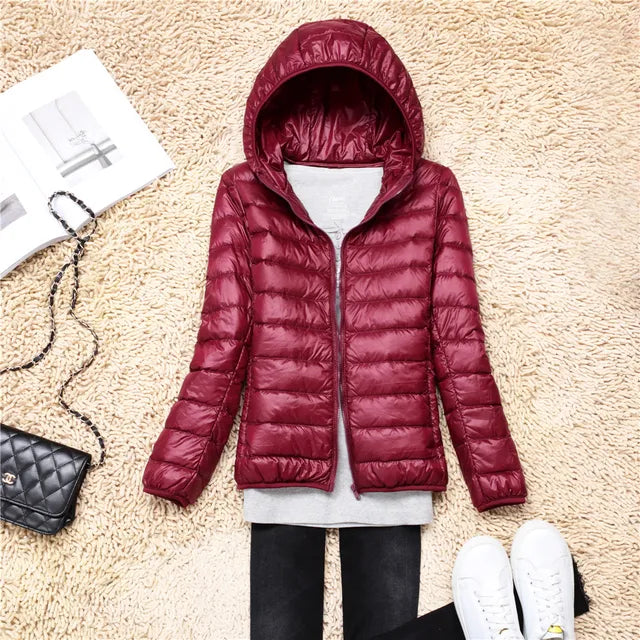Women's Black Puffer Jacket – Lightweight & Water-Resistant Comfort 5
