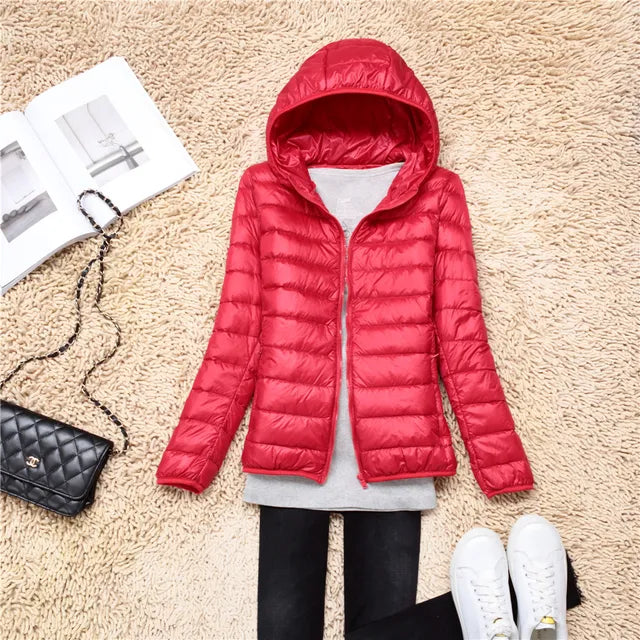 Women's Black Puffer Jacket – Lightweight & Water-Resistant Comfort 7