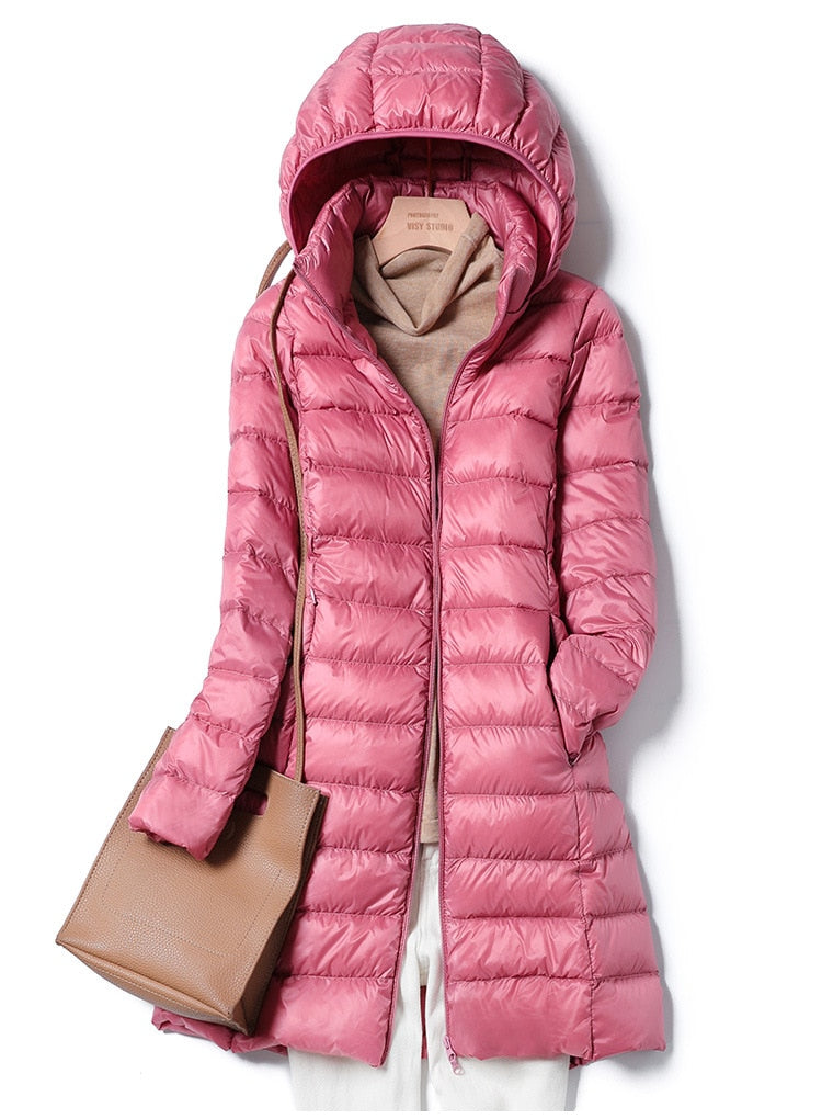 Women's Black Puffer Jacket – Lightweight and Warm for Winter 1