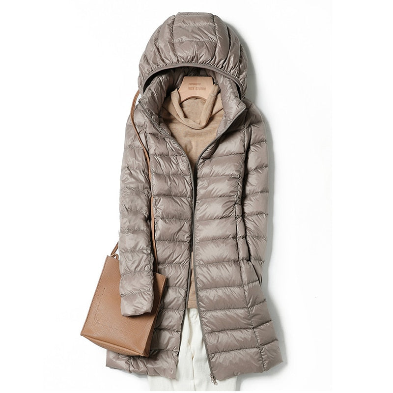 Women's Black Puffer Jacket – Lightweight and Warm for Winter 2