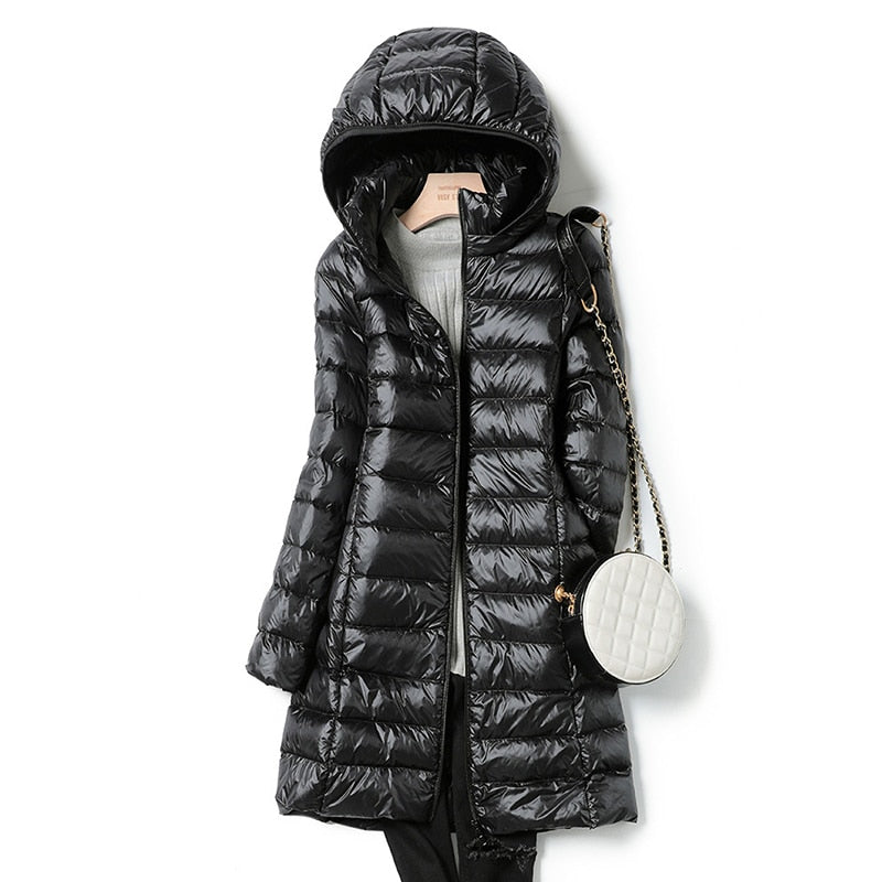 Women's Black Puffer Jacket – Lightweight and Warm for Winter 5