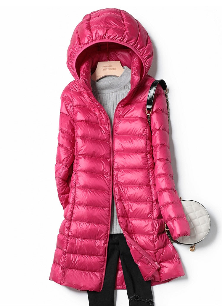 Women's Black Puffer Jacket – Lightweight and Warm for Winter 6