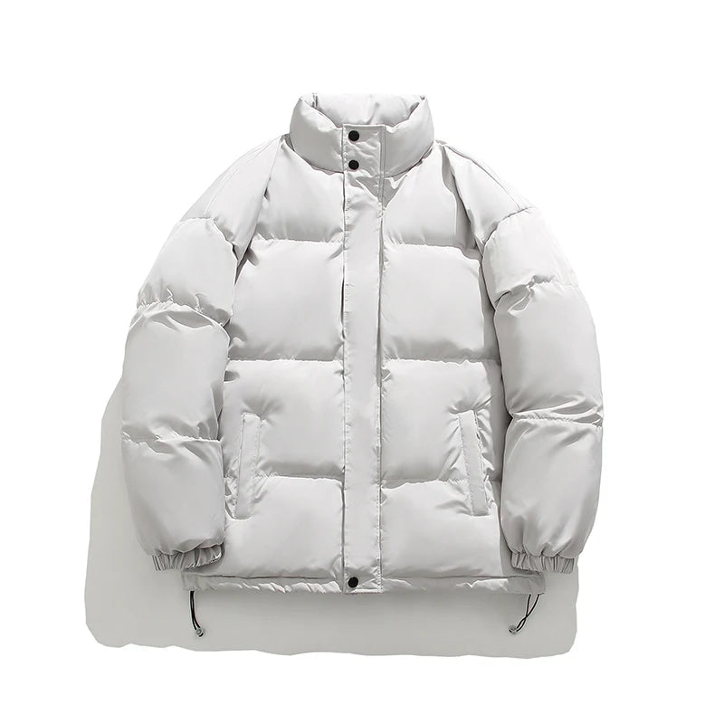 Women's Black Puffer Jacket – Waterproof & Oversized for Winter 11