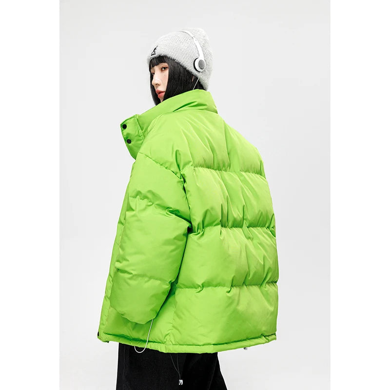Women's Black Puffer Jacket – Waterproof & Oversized for Winter 2