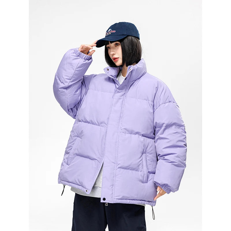 Women's Black Puffer Jacket – Waterproof & Oversized for Winter 5