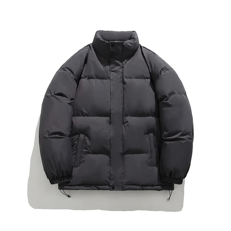 Women's Black Puffer Jacket – Waterproof & Oversized for Winter 8