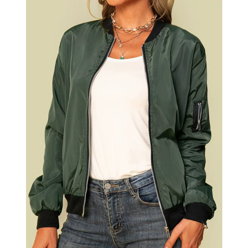 Women’s Bomber Jacket – Lightweight & Stylish for Everyday Wear 0