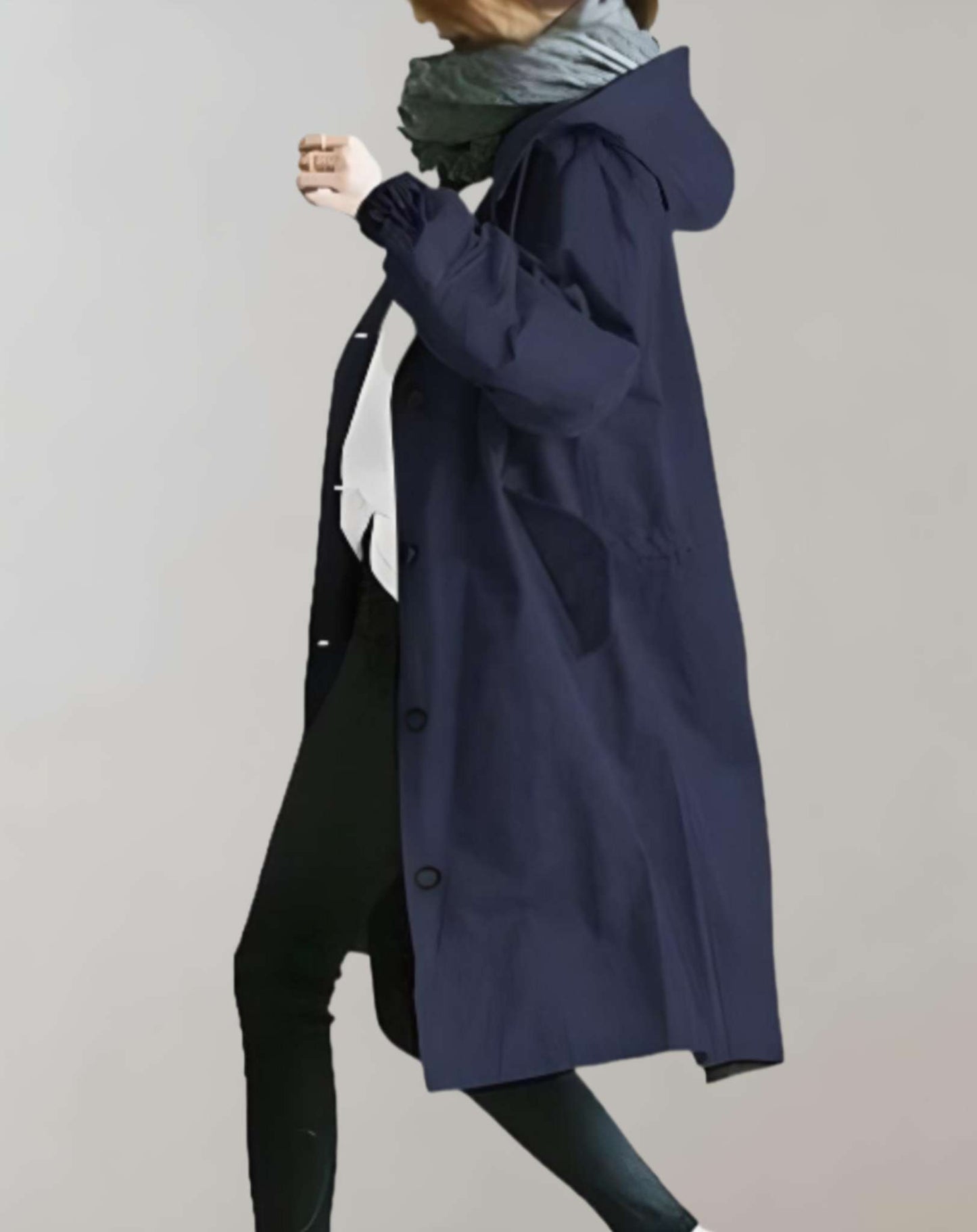 Women's Button-Up Trench Coat – Cozy Layering for Casual Days 5
