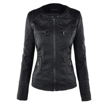 Women's Chic Leather Jacket – Stylish & Versatile for All Seasons 3
