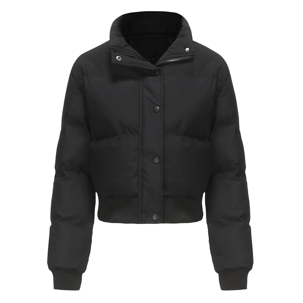 Women's Cropped Puffer Jacket – Stylish Warmth for Winter 7