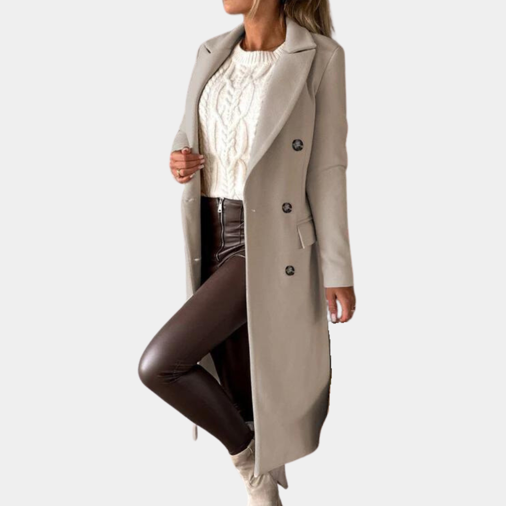 Women’s Double-Breasted Jacket – Slim Fit for Effortless Style 2
