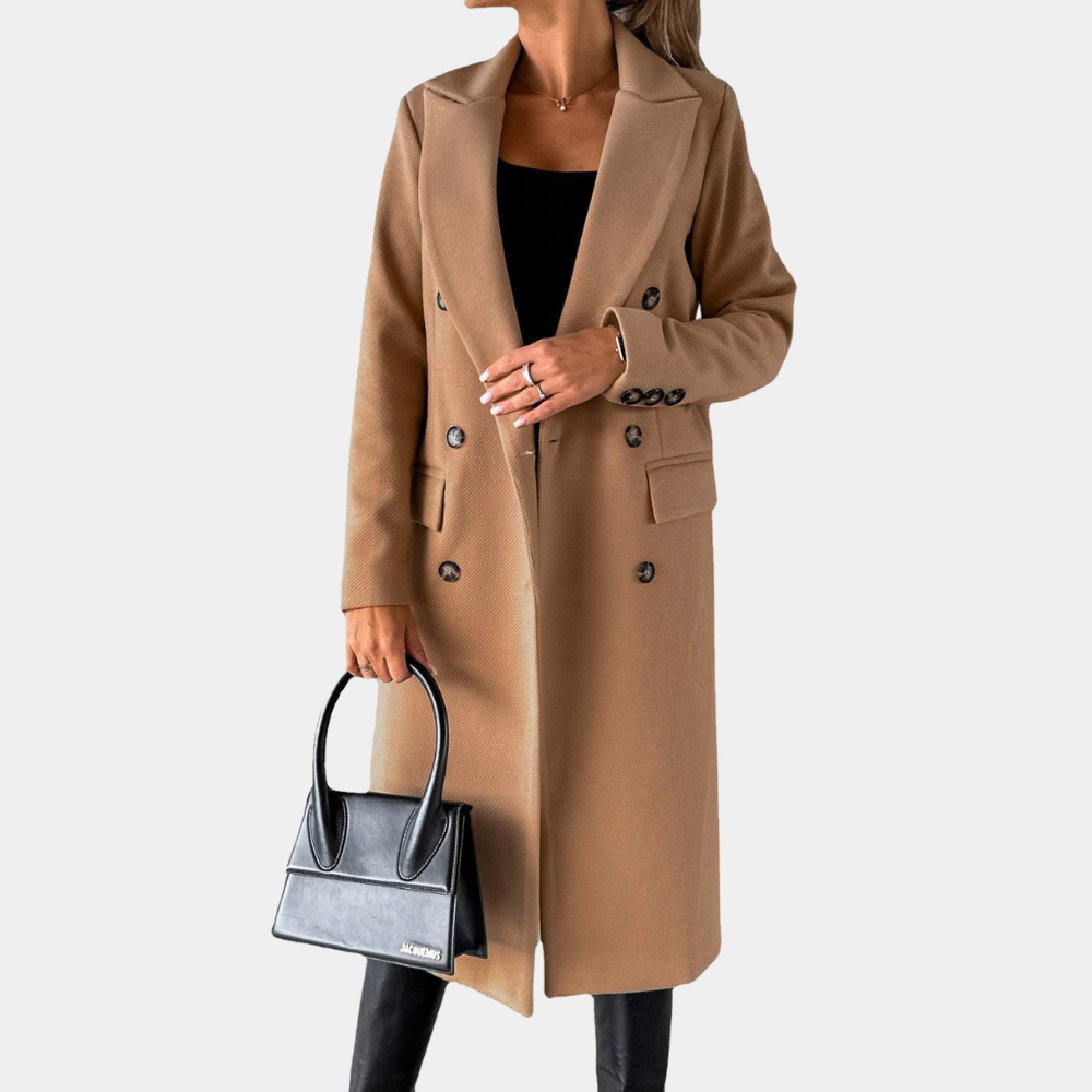 Women’s Double-Breasted Jacket – Slim Fit for Effortless Style 6