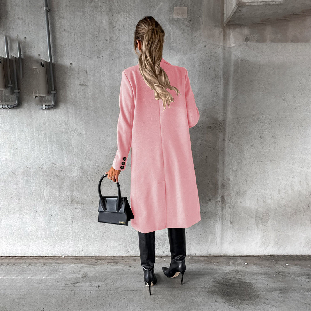 Women's Double-Breasted Trench Coat – Elegant Warmth for Winter 1