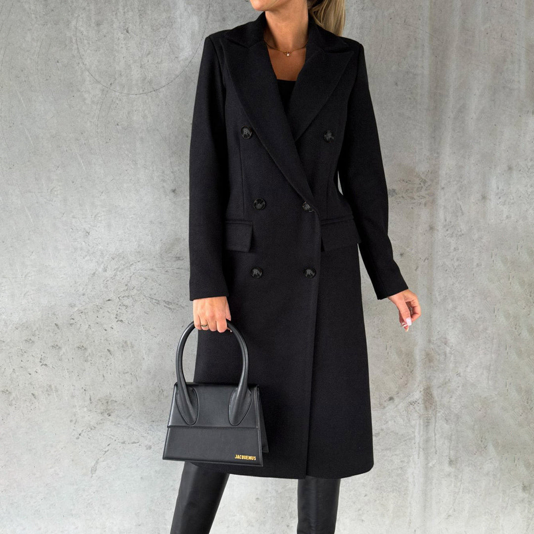 Women's Double-Breasted Trench Coat – Elegant Warmth for Winter 7