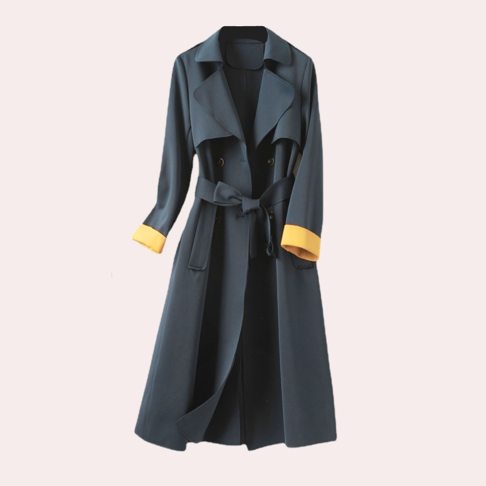 Women’s Double-Breasted Trench Coat – Stylish & Versatile Design 2