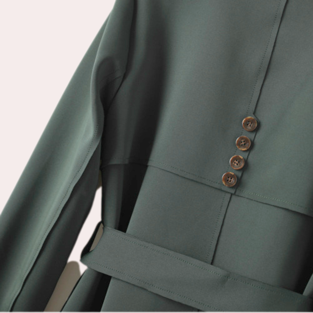 Women’s Double-Breasted Trench Coat – Stylish & Versatile Design 3