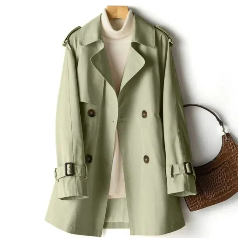 Women's Double-Breasted Trench Coat – Tailored Fit for Effortless Style 3