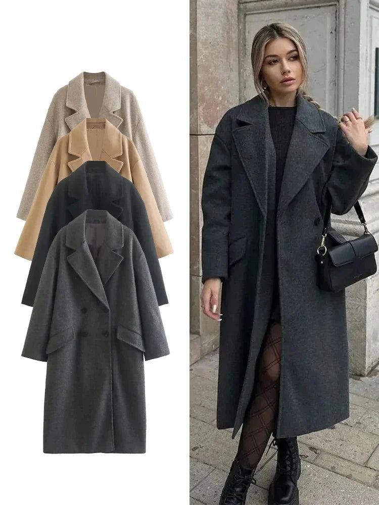 Women's Double-Breasted Trench Coat – Timeless Elegance for Every Occasion 1