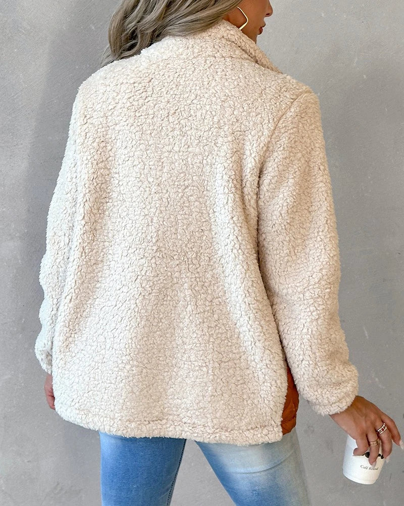 Women's Double-Sided Fleece Jacket – Cozy & Stylish Animal Print 2
