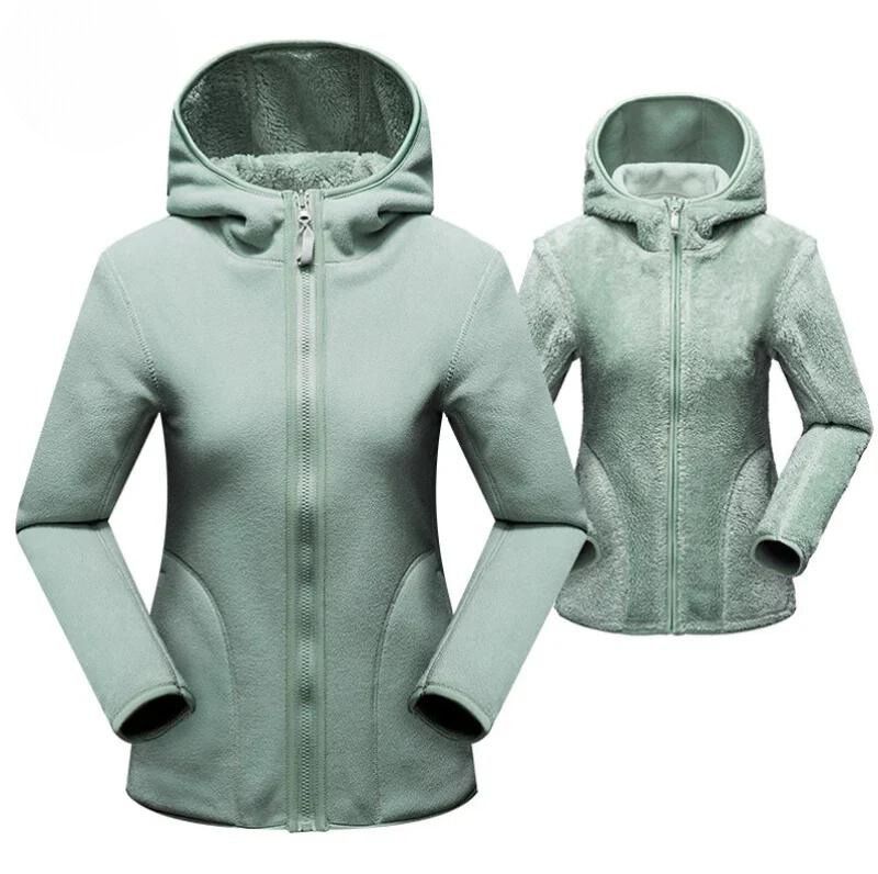 Women's Double-Sided Fleece Jacket – Cozy & Stylish for All 1