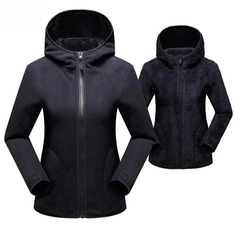 Women's Double-Sided Fleece Jacket – Cozy & Stylish for All 3