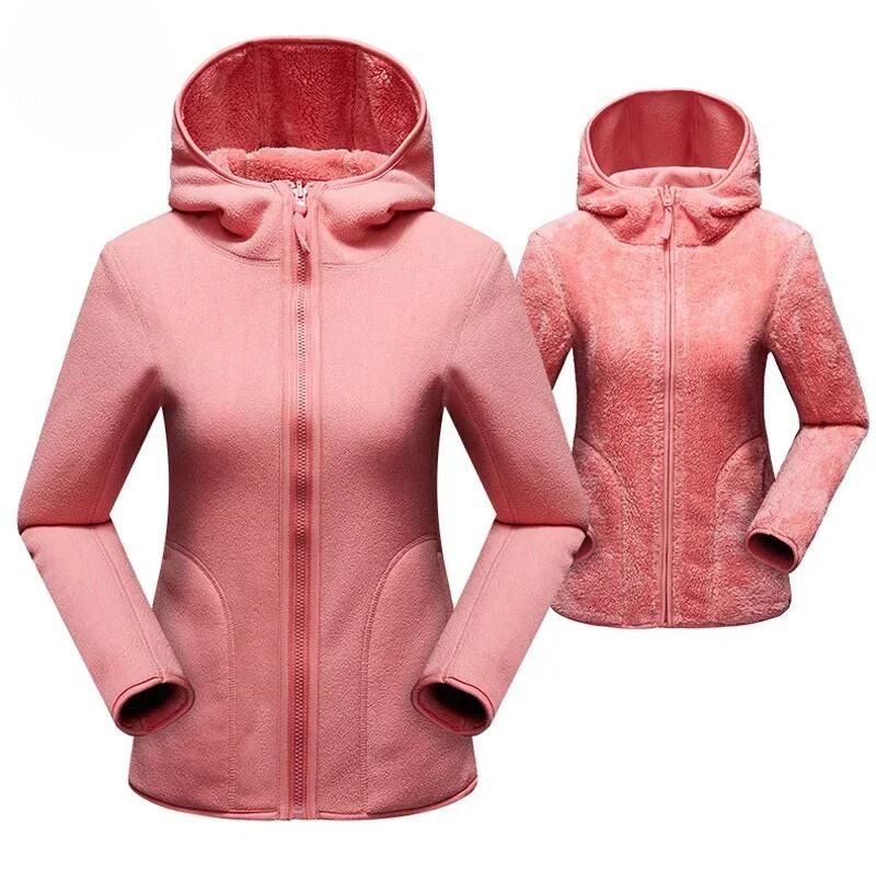 Women's Double-Sided Fleece Jacket – Cozy & Stylish for All 4