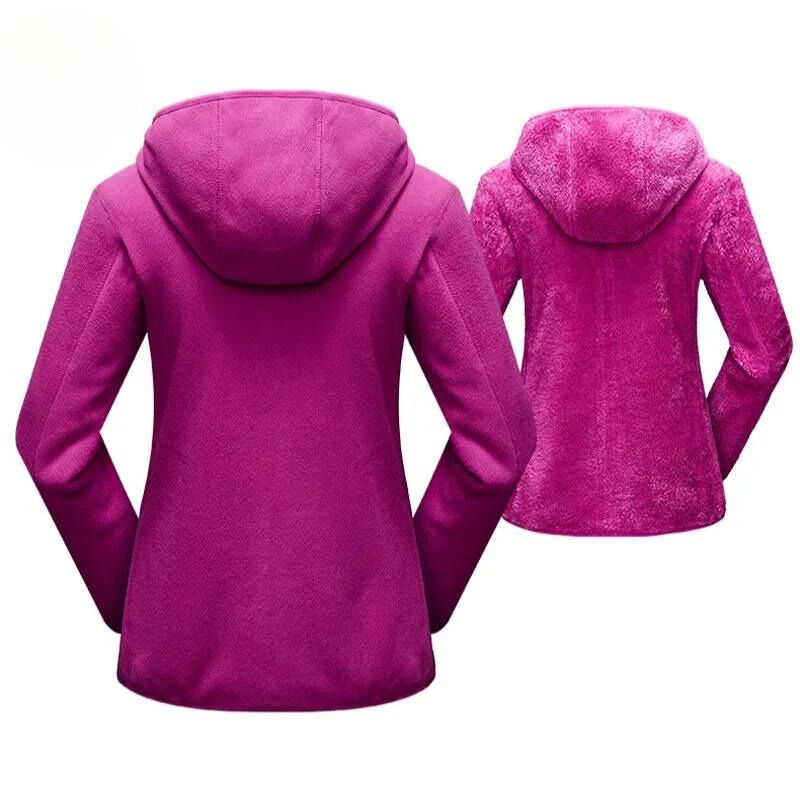 Women's Double-Sided Fleece Jacket – Cozy & Stylish for All 5