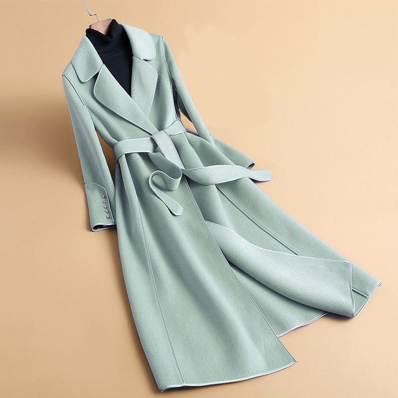 Women's Double-Sided Trench Coat – Tailored Fit with Belt 2